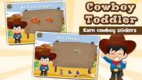 Cowboy Toddler Kids Games Full Screen Shot 2