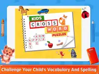 Kids Crossword Puzzles - Word Games For Kids Screen Shot 0
