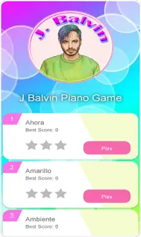 J Balvin Piano Megic game Screen Shot 0