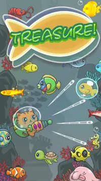 Игры о рыбалке-Fishing Games-Fisher Cat Saga! Screen Shot 2