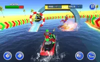 Jet Ski Boat Racing: Robot Shooting Water Race Screen Shot 11