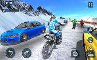 Schnee-Mountainbike-Rennspiel Screen Shot 1