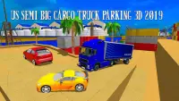 US Semi Big Cargo Truck Parking 3D 2019🚛 🚛 Screen Shot 9