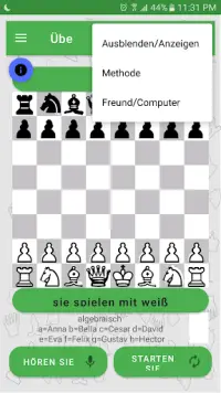 Schach Mit Verbundenen Augen O Screen Shot 0