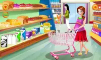 खाद्य खरीदारी लड़कियों के खेल Screen Shot 4