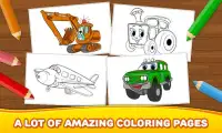 Free Boys Coloring Book: Cars Screen Shot 1