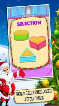 Pastel de Navidad juego Maker Screen Shot 2