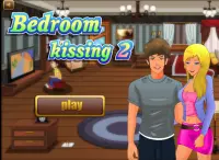 Bedroom Kissing - kiss games for girls Screen Shot 0