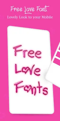 Free Love Fonts Screen Shot 0