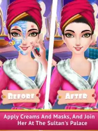 Arabian Princess Makeover & Make-up für Mädchen Screen Shot 1