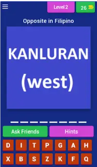Pinoy Antonym Quiz (Learn Filipino Language) Screen Shot 1