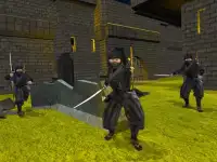 Ninja Guerrero medio tierra batalla simulador 3D Screen Shot 2