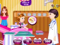 Jogos de meninas Exame Médico Screen Shot 1