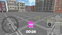 3D City Purple Car Parking Screen Shot 3