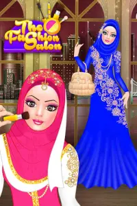 juego de vestir de salón de moda de muñeca hijab Screen Shot 1