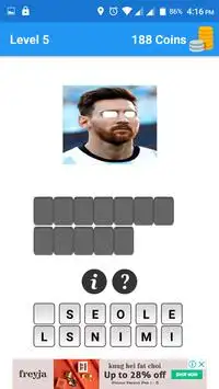 FIFA Soccer Quiz Screen Shot 1