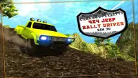 4x4 Jeep Rally driver Sim 3D Screen Shot 10