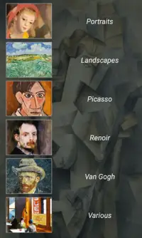 Paintings Memory Game Free Screen Shot 1