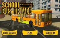 Bus Driver 3D Simulation : School Bus Screen Shot 1