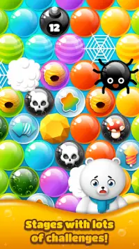 BUBBLE SHOOTER : HUNGRY BEAR Screen Shot 3