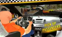शहर टैक्सी चालक: पीला टैक्सी पागल गाड़ी ड्राइव Screen Shot 0