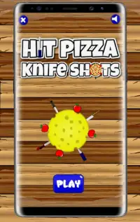 Hit pizza Knife shots Screen Shot 0