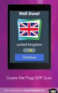 Guess the Flag! 2019 Quiz Screen Shot 8