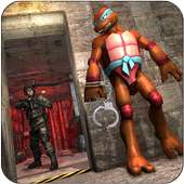 Turtle Hero Prison Escape 2018: Zombie Ninja War