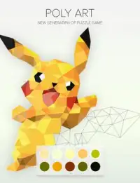 Pokemon Poly Art - Free Coloring Screen Shot 4