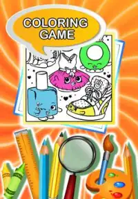 Coloring Game for Shopkins Screen Shot 2
