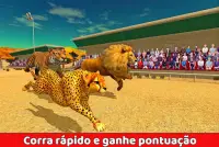 savana animal racing: jogos de animais selvagens Screen Shot 8