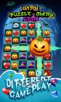 Witch Puzzle Match Gems Screen Shot 3