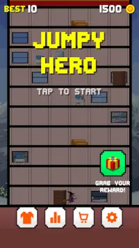 Jumpy Hero Screen Shot 0