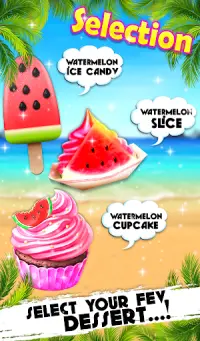 Yummy Watermelon Ice Candy - Slice & Cupcake Game Screen Shot 8