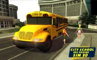 City School Bus-Fahren Sim 3D Screen Shot 17