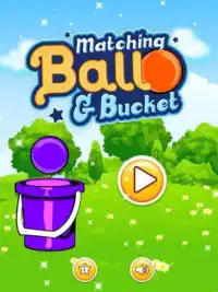 Matching Ball & Bucket Screen Shot 0