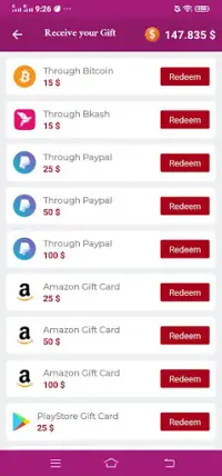 1Click Up Rewards and Free Gift Cards Screen Shot 0