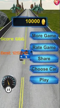 कार रेसिंग सुपर स्पीड Screen Shot 1