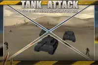 Tank Attack:Strzelec Wojna Sim Screen Shot 3