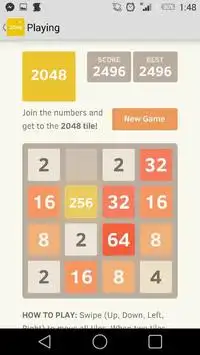 2048 Screen Shot 2