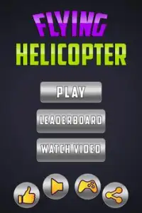 Crazy Flying Helicopter Screen Shot 0