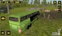육군 버스 운전 시뮬레이터 2017 - 수송 의무 Screen Shot 11