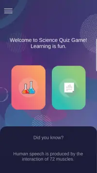 Science Quiz Trivia Game Screen Shot 0