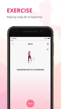Women Fitness - Female Workout Challenge Screen Shot 3