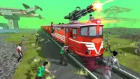Train shooting - Zombie War Screen Shot 0