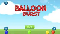 Balloon Burst Kids Game Screen Shot 0