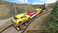 Offroad Army Car Transporter - World War Challenge Screen Shot 7