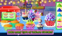 Unicorn Cake Games: New Rainbow Doll Cupcake Screen Shot 9