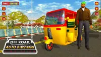 Tuk Tuk Auto Rickshaw: Offroad Driving Games 2021 Screen Shot 1