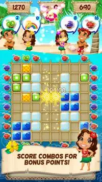 Tropical Blast Multiplayer Puzzle Screen Shot 2